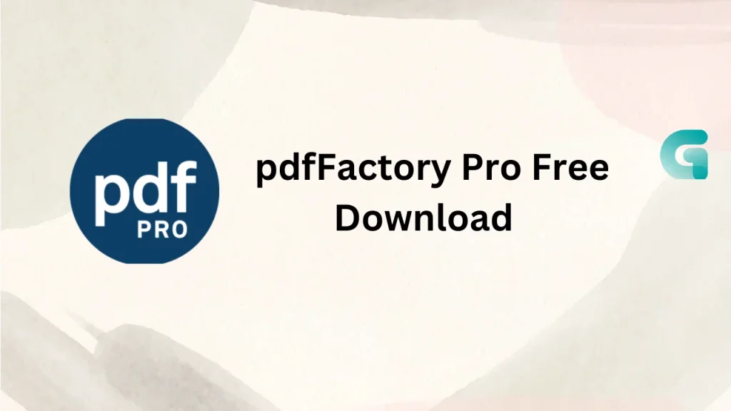 pdfFactory Pro free download