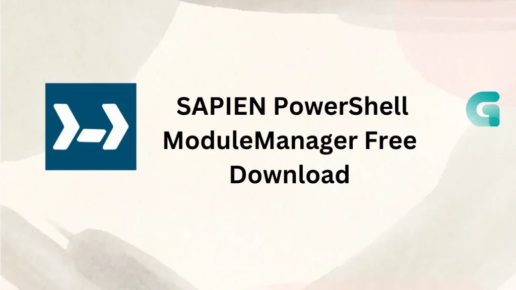 SAPIEN PowerShell ModuleManager free download 